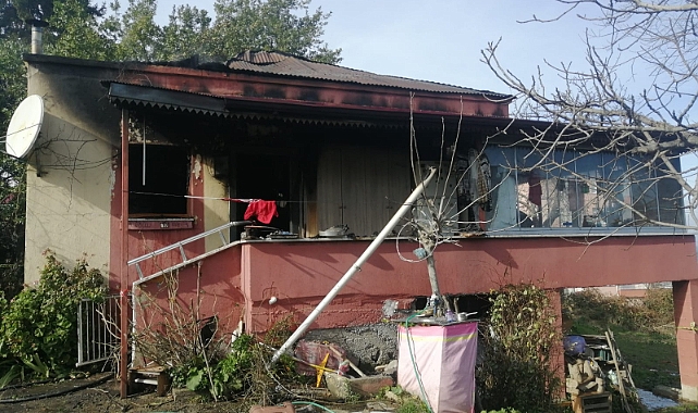 BEŞİKDÜZÜ'NDE YANGIN FACİASI:1 ÖLÜ