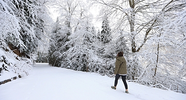 DÜZKÖY BEYAZA BÜRÜNDÜ