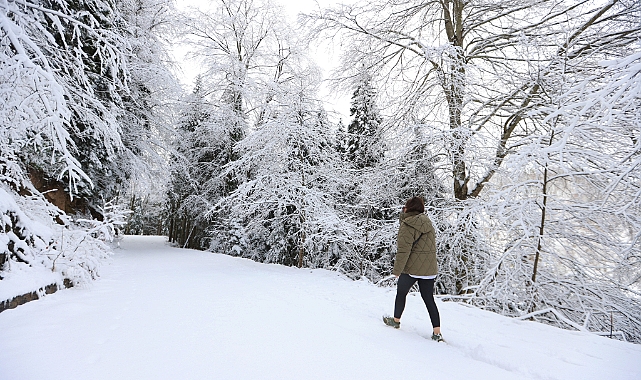DÜZKÖY BEYAZA BÜRÜNDÜ