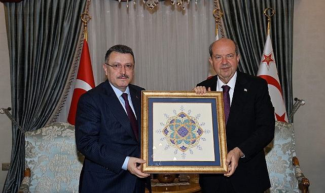 GENÇ'TEN KKTC CUMHURBAŞKANI TATAR'A ZİYARET