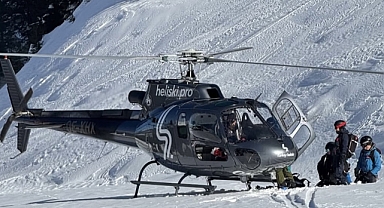 KAÇKARLAR'DA HELİSKİ HEYECANI