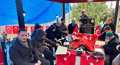 KAHRAMAN ŞEHİDİMİZ DUALARLA ANILDI