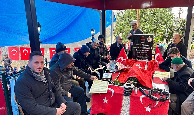 KAHRAMAN ŞEHİDİMİZ DUALARLA ANILDI