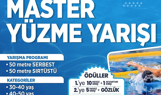ORTAHİSAR BELEDİYESİ'NDEN MASTER YÜZME YARIŞI