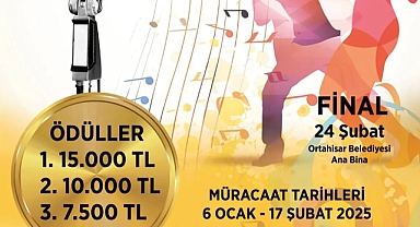 ORTAHİSAR BELEDİYESİ SES YARIŞMASI DÜZENLİYOR