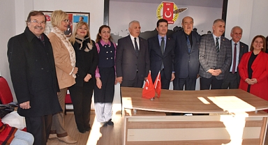 ORTAHİSAR GAZETECİLER CEMİYETİ'NE ÜST DÜZEY ZİYARET