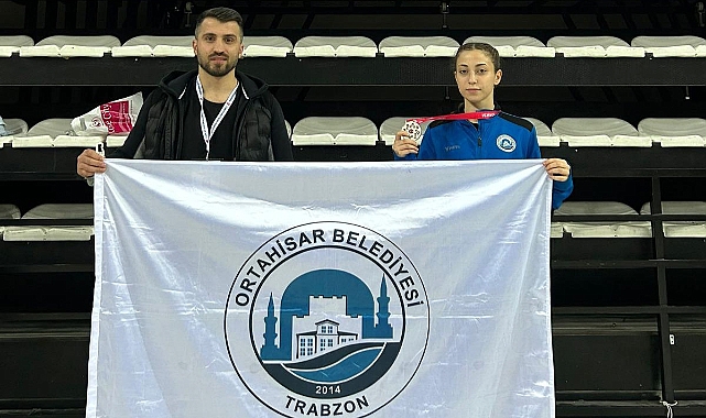 ORTAHİSAR'IN GENÇ SPORCUSU TÜRKİYE İKİNCİSİ