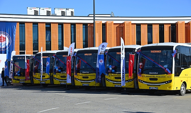 TRABZON'A 19 YENİ OTOBÜS ... ULAŞIMDA KONFOR ARTACAK...