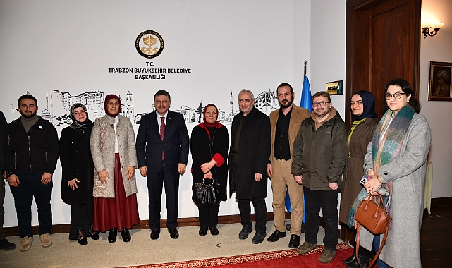 TRABZON TEKNOLOJİ DERNEĞİNDEN BAŞKAN GENÇ'E ZİYARET