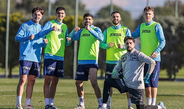 TRABZONSPOR'A DURMAK YOK... ANTALYA MESAİSİ BAŞLADİ...