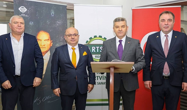 VALİ ERGÜN'DEN ARTVİN TSO'YA ZİYARET