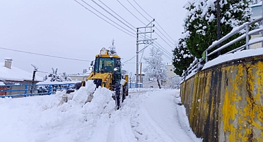 AKÇAABAT'TA KARLA MÜCADELE SEFERBERLİĞİ 