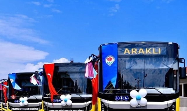 ARAKLI'YA OTOBÜS MÜJDESİ