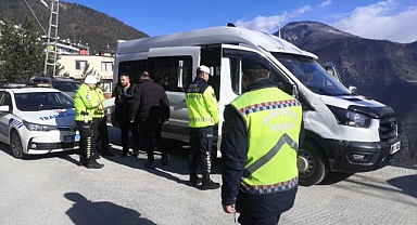 ARTVİN'DE TRAFİKTE SIKI DENETİM