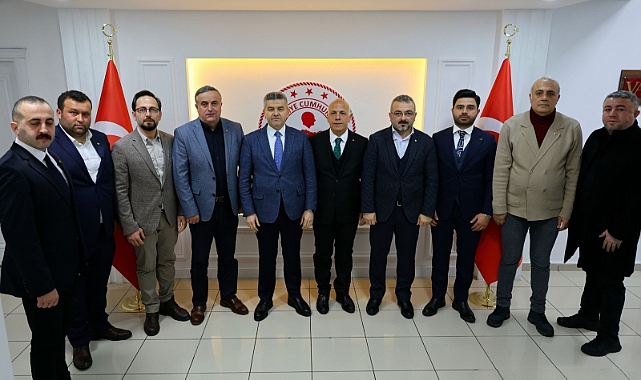 ARTVİN TİCARET BORSASINDAN VALİ ERGÜN'E ZİYARET