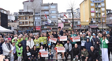 GÖRELE'DE HALK KOŞUSU DÜZENLENDİ 