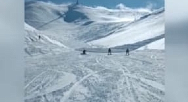 KORKUNÇ OLAY... PALANDÖKEN'E ÇIĞ DÜŞTÜ