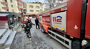 ORTAHİSAR'DA KORKUTAN YANGIN: 1 YARALI 