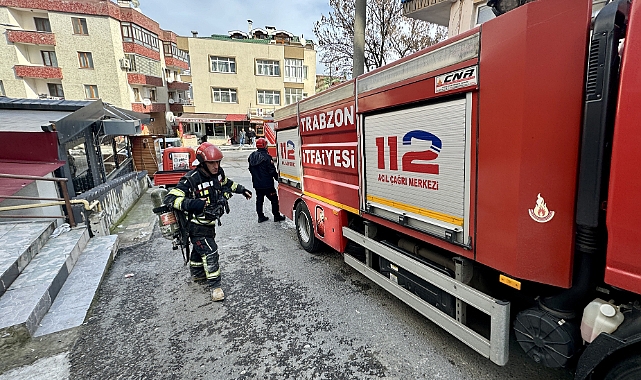 ORTAHİSAR'DA KORKUTAN YANGIN: 1 YARALI