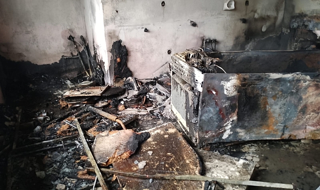 RİZE'DE YANGIN FACİASI: 1 ÖLÜ