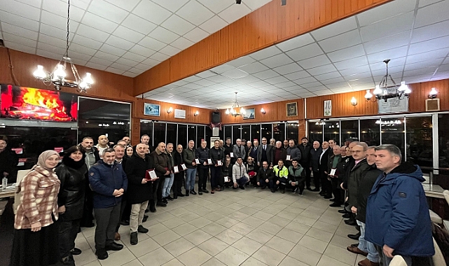 SÜRMENE BELEDİYESİ'NDE 37 İŞÇİ EMEKLİYE AYRILDI