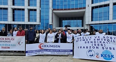 TRABZON'DA DİŞ HEKİMLERİ İŞ BIRAKTI! 