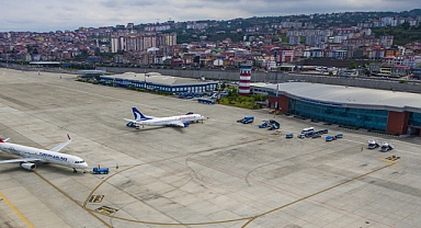 TRABZON HAVALİMANI'NDA ULAŞIM NORMALE DÖNDÜ