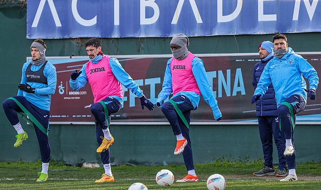 TRABZONSPOR, GAZİANTEP MESAİSİNE DEVAM ETTİ