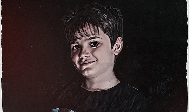 TRABZONSPOR MİNİK TARAFTAR MATTİA AHMET'İ UNUTMADI