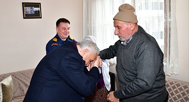 VALİ YILDIRIM'DAN ŞEHİT AİLELERİNE ZİYARET