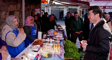YENİLENEN KİREÇHANE KÖYÜ PAZARI HİZMETTE