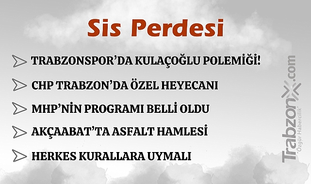 29.03.2025 SİS PERDESİ