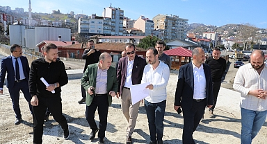 AKÇAABAT'TA DERELER ISLAH EDİLİYOR