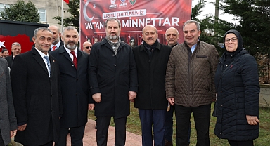 ARSİN ŞEHİTLER ANITI VE PARKI AÇILDI