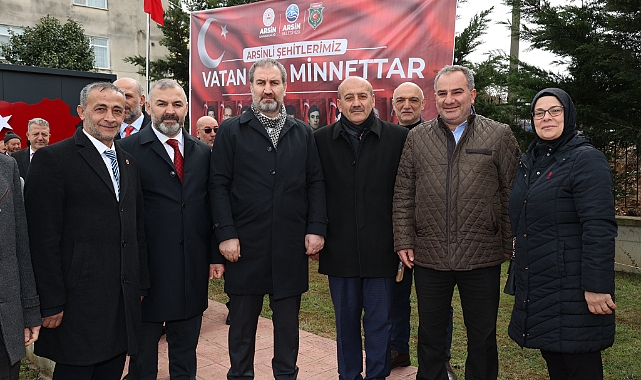 ARSİN ŞEHİTLER ANITI VE PARKI AÇILDI