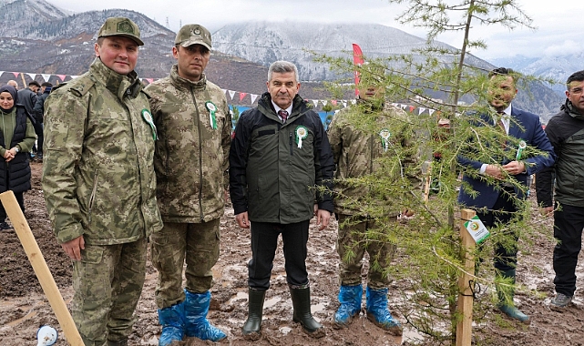 ARTVİN'DE ORMAN HAFTASI KUTLANDI... FİDANLAR TOPRAKLA BULUŞTU