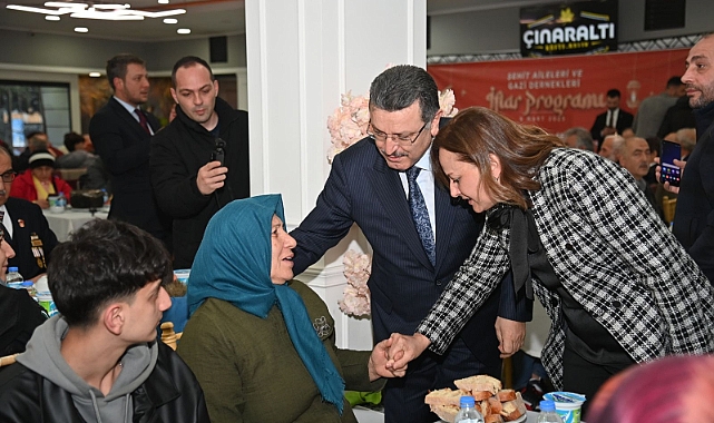 BAŞKAN GENÇ ŞEHİT AİLELERİ VE GAZİ DERNEKLERİ İLE İFTARDA BULUŞTU