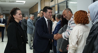 BAŞKAN KAYA BELEDİYE PERSONELİ İLE BAYRAMLAŞTI