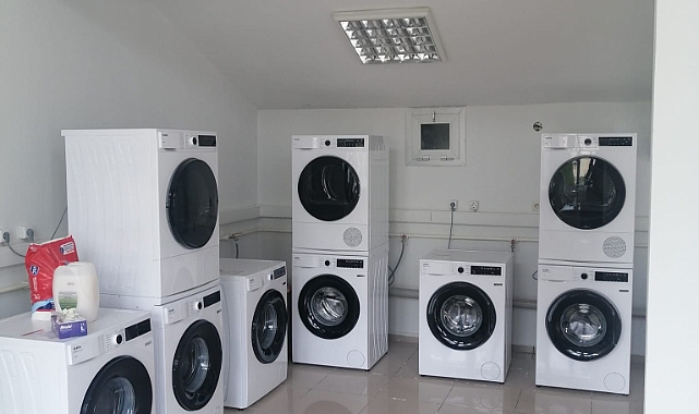 BÜYÜKŞEHİR’DEN ÖĞRENCİLERE ÜCRETSİZ ÇAMAŞIRHANE