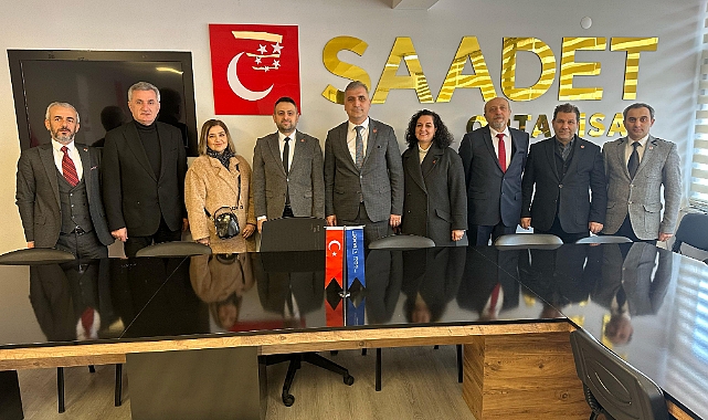 CHP ORTAHİSAR'DAN SAADET PARTİSİ'NE ZİYARET