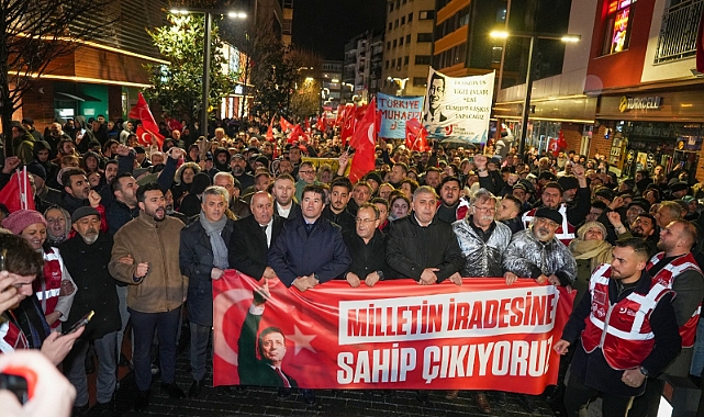 CHP TRABZON İMAMOĞLU İÇİN YÜRÜDÜ