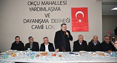 GENÇ OKÇULAR MAHALLESİ’NDE VATANDAŞLARLA BULUŞTU