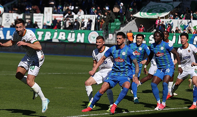 İLHAN PALUT'SUZ RİZESPOR, ALANYA'YI DEVİRDİ