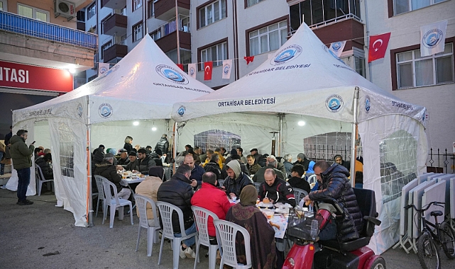ORTAHİSAR'DAN MAHALLELERE İFTAR SOFRASI!