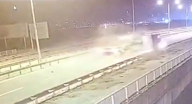 RİZE'DE KORKUTAN KAZA... İŞTE KAZA GÖRÜNTÜLERİ