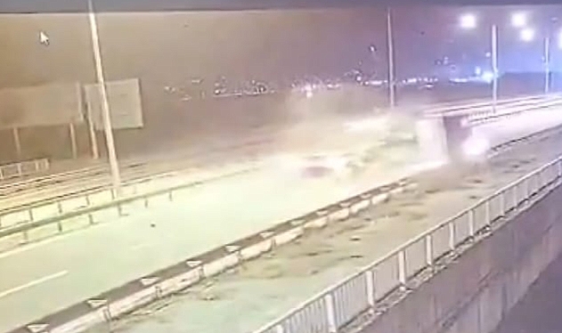 RİZE'DE KORKUTAN KAZA... İŞTE KAZA GÖRÜNTÜLERİ