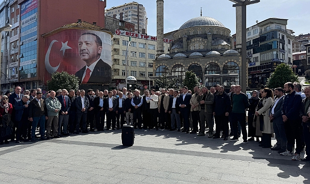 RİZE'DE MİLLİ İRADE PLATFORMU'NDAN CUMHURBAŞKANI ERDOĞAN'A DESTEK
