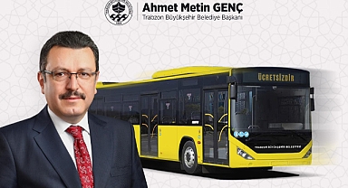 TRABZON'DA OTOBÜSLER BAYRAM BOYUNCA ÜCRETSİZ 