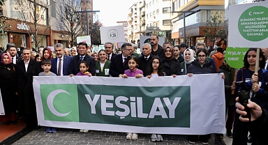 TRABZON'DA YEŞİLAY YÜRÜYÜŞÜ DÜZENLENDİ 