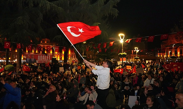 TRABZON İMAMOĞLU İÇİN ADALET NÖBETİNDE